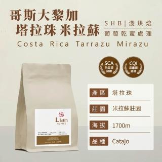 【戀】哥斯大黎加 塔拉珠 米拉蘇莊園 Catajo SHB EP 葡萄乾密處理 淺焙精品咖啡豆(227g/袋)