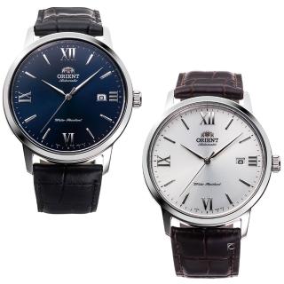 【ORIENT 東方錶】DateⅡ系列 藍寶石 羅馬刻度 機械錶41.6mm 端午 送禮 自用(RA-AC0F11L.RA-AC0F12S)