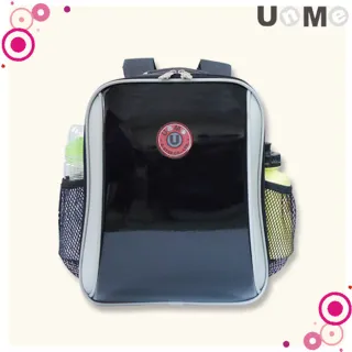 【UnMe】MIT超輕單層後背書包/兒童書包(鏡黑/低年級110CM以上適用)