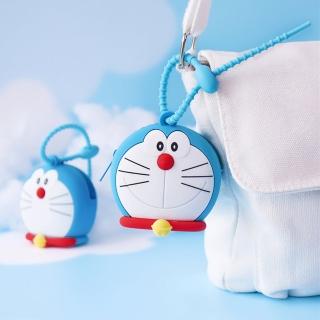 【Doraemon 哆啦A夢】卡通系列大頭造型矽膠材質外出隨身掛飾零錢小包包(平輸品)