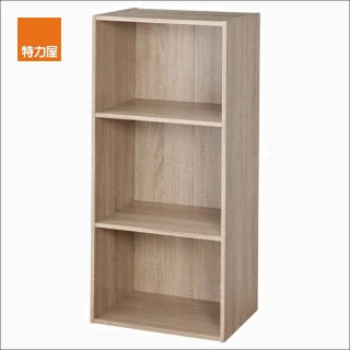 【特力屋】米勒三格空櫃(書櫃 收納櫃 置物櫃 展示櫃 三層櫃)