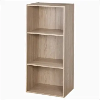 【特力屋】米勒三格空櫃(書櫃 收納櫃 置物櫃 展示櫃 三層櫃)