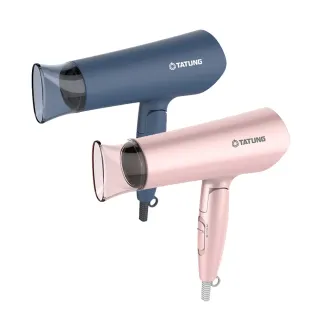 【TATUNG 大同】負離子吹風機 /台 THD-D1200AIB 深海藍、THD-D1200AI 玫瑰金