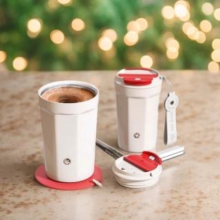 新五代陶瓷款-電動攪拌杯隨行杯400ml(奶茶蛋白粉咖啡杯外帶杯保溫杯 USB充電)