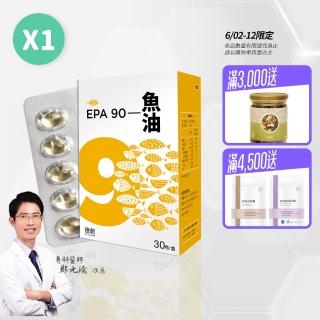 【德創生技】德創 EPA 90 mini 魚油 醫師推薦 快樂魚油(1入組 共30粒)