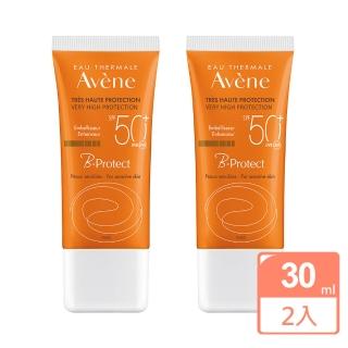 【Avene 雅漾】全效極護亮顏防曬乳 SPF50+ 30ml(1+1入組)