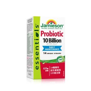 【Jamieson 健美生】100億綜合益生菌膠囊一入60顆(買一送一 桃金日 14種菌株)
