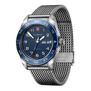 【VICTORINOX 瑞士維氏】Swiss Army 米蘭帶時尚腕錶/42mm(VISA-242042)