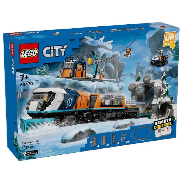 【LEGO 樂高】60470 城市系列 - 探險家的北極特快車