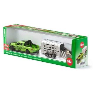 【SIKU】德國小汽車 RAM 1500 乳牛運輸車(SU1998 公司貨)