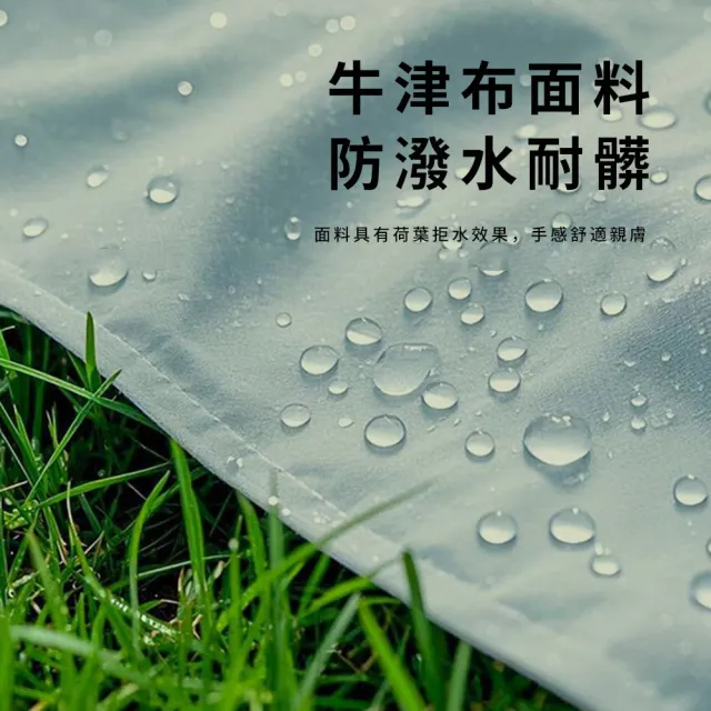 【Lele】戶外露營加厚野餐墊 防潑水露營地墊 可折疊收納露營墊 防水坐墊 帳篷防水布 沙灘墊(可圍坐6-8人)