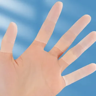 【DAYOU】大友los1943口一次性手指套防靜電切口磨砂無塵防滑乳膠護指套輕薄舒適貼合指套(大友)