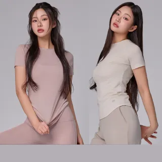 【STL】現貨 韓國瑜伽 CoolingDry Slim 涼感 女 連肩袖 運動 彈力 快乾 合身 短袖上衣(多色)