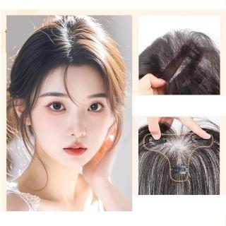 【時尚巴黎】現貨+預購 假瀏海全真髮髮片透氣輕量增髮量(自然鬢角女假髮4款74lf88)