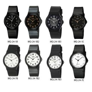 【CASIO 卡西歐】MQ-24 超薄靜音 學生必備指標錶(考試必備 錶徑約3.5公分)