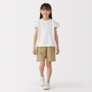【MUJI 無印良品】兒童水洗平織布短褲(共3色)