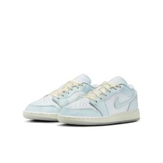 【NIKE 耐吉】Nike Air Jordan 1 Low SE Glacier Blue GS 冰川藍 喬丹 低筒 休閒鞋 大童鞋 HJ5971-400