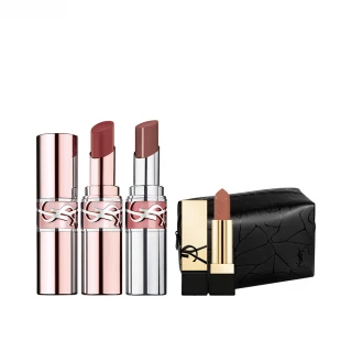 【YSL】官方直營 情挑誘光水潤唇2入組(潤唇膏+水唇膏/水潤唇膏/精品潤唇膏/護唇膏/新品上市)