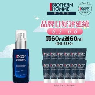【碧兒泉】官方直營 男仕 緊膚藍藻全能精華60ml(BIOTHERM全新配方 男仕保養/早C晚A)