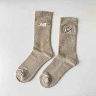【NEW BALANCE】NB 刺繡LOGO舒適棉襪_LAS51181ADS_中性_灰褐色(加價購)