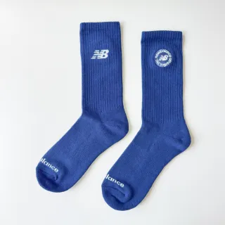 【NEW BALANCE】NB 刺繡LOGO舒適棉襪_LAS51181NV_中性_藍色(加價購)