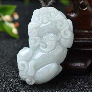 【LEESA】玉石項鍊\翡翠\護身符\如意\貔貅\招財項鍊\保平安\男女同款\送媽媽\項鍊\吊飾\玉珮\吊墜