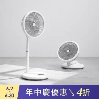 【POIEMA】Fan 全域扇/2合1風扇/循環扇/摺疊扇(DC變頻馬達/靜音循環扇/無線/APP智慧遙控/SGT-F12W)