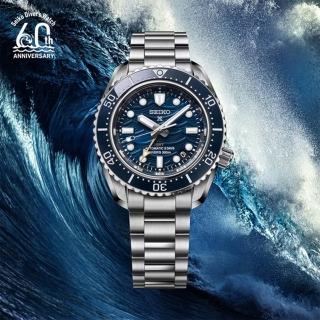 【SEIKO 精工】PProspex 60週年限量 三日鍊 GMT潛水機械錶 男錶 手錶 SK040(6R54-00N0B.SPB509J1)