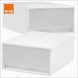 【特力屋】2入組BQ-91單抽整理箱 收納箱 30L 40x50x21.2公分