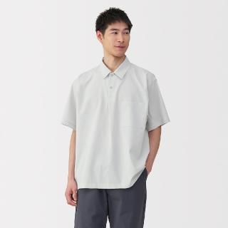 【MUJI 無印良品】男透氣短袖布帛POLO衫(共4色)