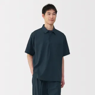 【MUJI 無印良品】男透氣短袖布帛POLO衫(共4色)