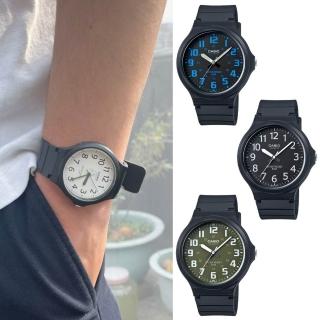 【CASIO 卡西歐】經典日系簡約指針錶-9款任選（MW-240)