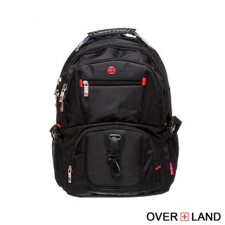 【overland】美式十字軍 - 素面機能筆電附掛勾大容量後揹包(25661)