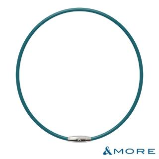 【&MORE 愛迪莫】Mega Power 經典鈦鍺項鍊(湖藍/健康/迴圈/送禮/禮盒)
