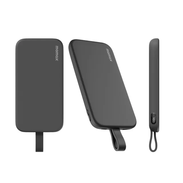 【Momax】IP118 iPower 10000mAh 20W  2孔 PD USB-C 帶線行動電源(自帶線)