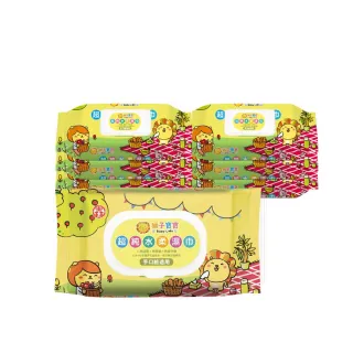 【獅子寶寶】momo獨家-超純水厚型濕巾含保濕蓋80抽X14包/箱(手口濕巾 寶寶嬰兒溼紙巾加厚 柔膚巾)