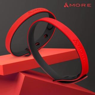 【&MORE 愛迪莫】Anion 負離子手環/腳環(經典色系-紅色/健康/迴圈/送禮/禮盒)