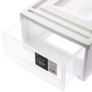 【特力屋】日本IRIS 8L抽屜整理箱 收納箱 26.4x37x15.9公分 BC-370