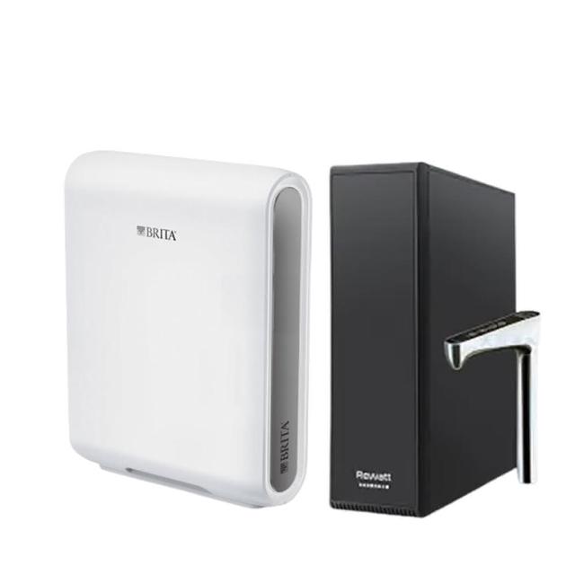 【ReWatt 綠瓦】德國BRITA&Rewatt瞬熱式廚下雙溫飲水機+超濾濾水X6(YO-50+X6)