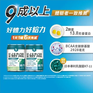 【益富】任選-益力壯給力原味無糖/香草 優蛋白高鈣配方 250ml*24入(成人營養品、兩顆蛋優蛋白、周華健代言)
