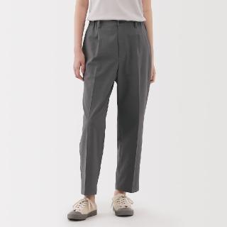 【MUJI 無印良品】女透氣彈性泡泡紗錐形褲(共4色)