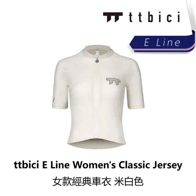 【TTbici】E Line Women s Classic Jersey 女款經典車衣 / 米白色(B6TC-E01-BE0XXW)