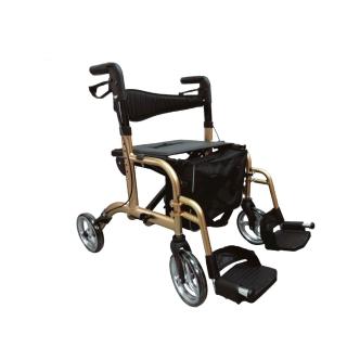 【富士康】富士康多功能四輪車｜鋁製座椅車｜助行輔具｜腳踏靠背車｜長照補助(腳踏板助行器、鋁製靠背車)
