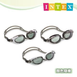 【INTEX】水大師運動型泳鏡適14歲+以上-顏色隨機出貨(55685)