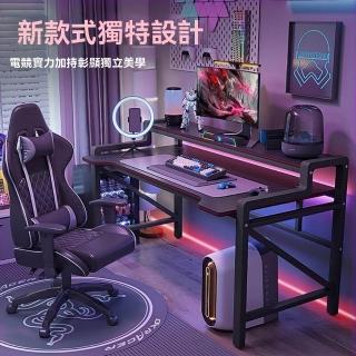 【匠俱】電腦桌 雙層檯面置物 80×60×88CM(辦公桌 電競桌 書桌 寫字桌 置物桌 電腦桌)