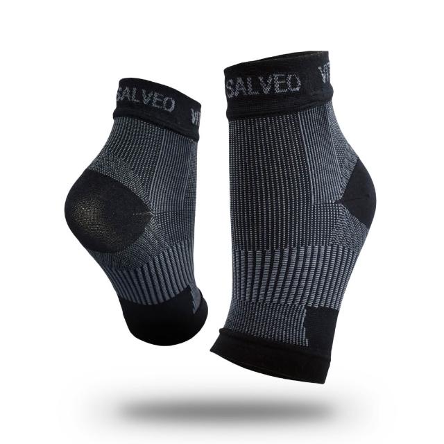 【Vital Salveo 紗比優】輕薄壓縮護踝 運動護踝 腳踝護具 護踝套(運動透氣護腳踝/台灣製/輕薄包覆)