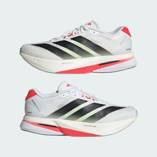 【adidas 愛迪達】ADIZERO BOSTON 13 跑鞋 男鞋 跑鞋 輕量 慢跑鞋 白黑紅(JS4932)