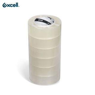 【Excell.tw】超厚超透明 封箱膠帶 150M 6入(3-150M-48mm-TW-06)