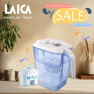 【LAICA 萊卡】Venezia3.7L高效雙流濾水壺(1壺1芯有效濾除水垢及重金屬)
