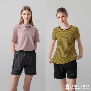 【ONE BOY】冰感A級機能超彈力雙條拼接冰鋒短褲(N22299)